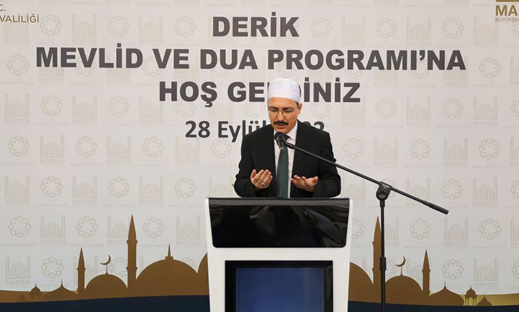 Derik'teki kazada vefat edenler için mevlit okutuldu 1 Derik'teki kazada vefat edenler için mevlit okutuldu