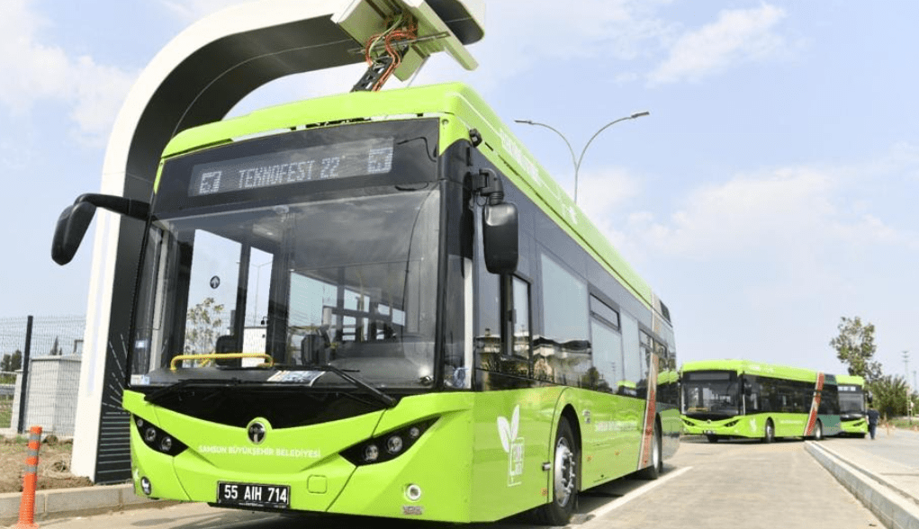 Samsun'da elektrikli otobüsler şehir içi ulaşımda hizmete girdi 2 image 6