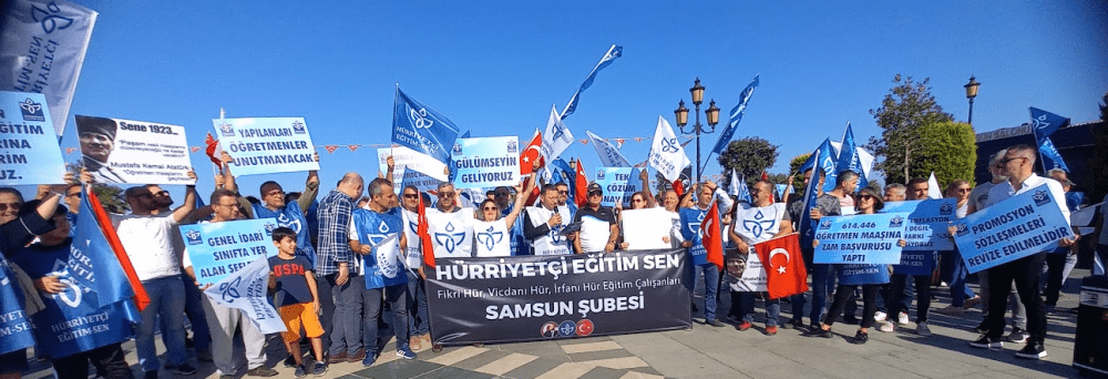 Hürriyetçi Eğitim Sen Samsun'da Ses Getiriyor 2 image