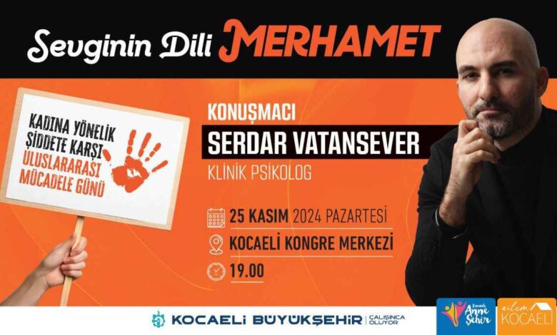 Kocaeli Büyükşehir Belediyesi’nden Kadına Şiddete Karşı Duyarlı Etkinlik 1 Kocaeli Büyükşehir Belediyesi’nden Kadına Şiddete Karşı Duyarlı Etkinlik
