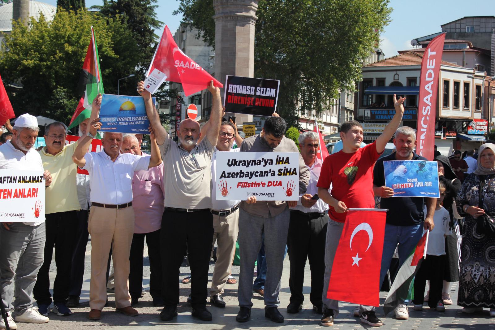 Genç Saadet’ten Gazze İçin Yüksek Sesli Çağrı