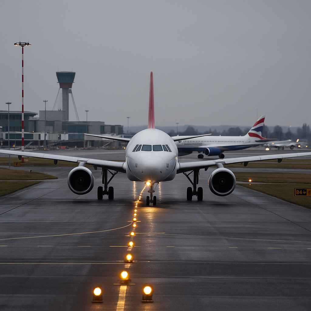 Londra'da Teknik Arıza Nedeniyle Hava Sahası Geçici Olarak Kapatıldı