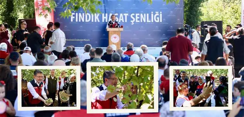 Bakan Yumaklı Düzce’de: “Fındık üreticisinin emeği başımızın tacı”