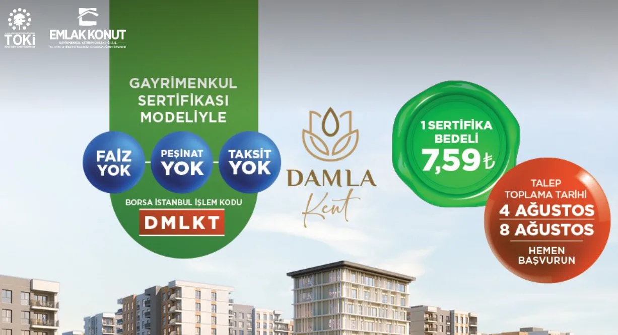 Gayrimenkul Sertifikasi Donemi Basladi Damla Kent Evleri Halka Arzda 50