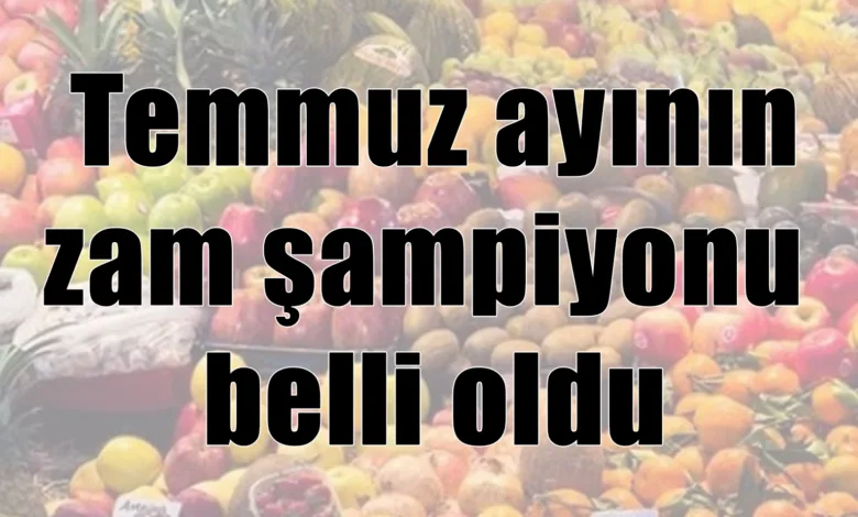 Temmuz Ayının Zam Şampiyonu Belli Oldu