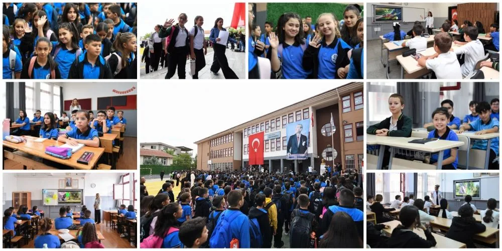Eğitim öğretim yılı ilk ders, “Her Çocuk Bir Fidan, Yeşil Vatan” temasıyla başladı