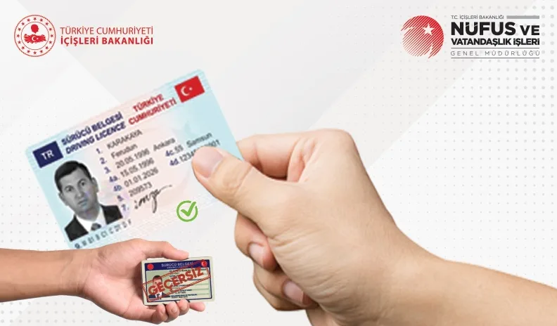 Eski sürücü belgesi yenilemede son gün 31 Ekim 2025