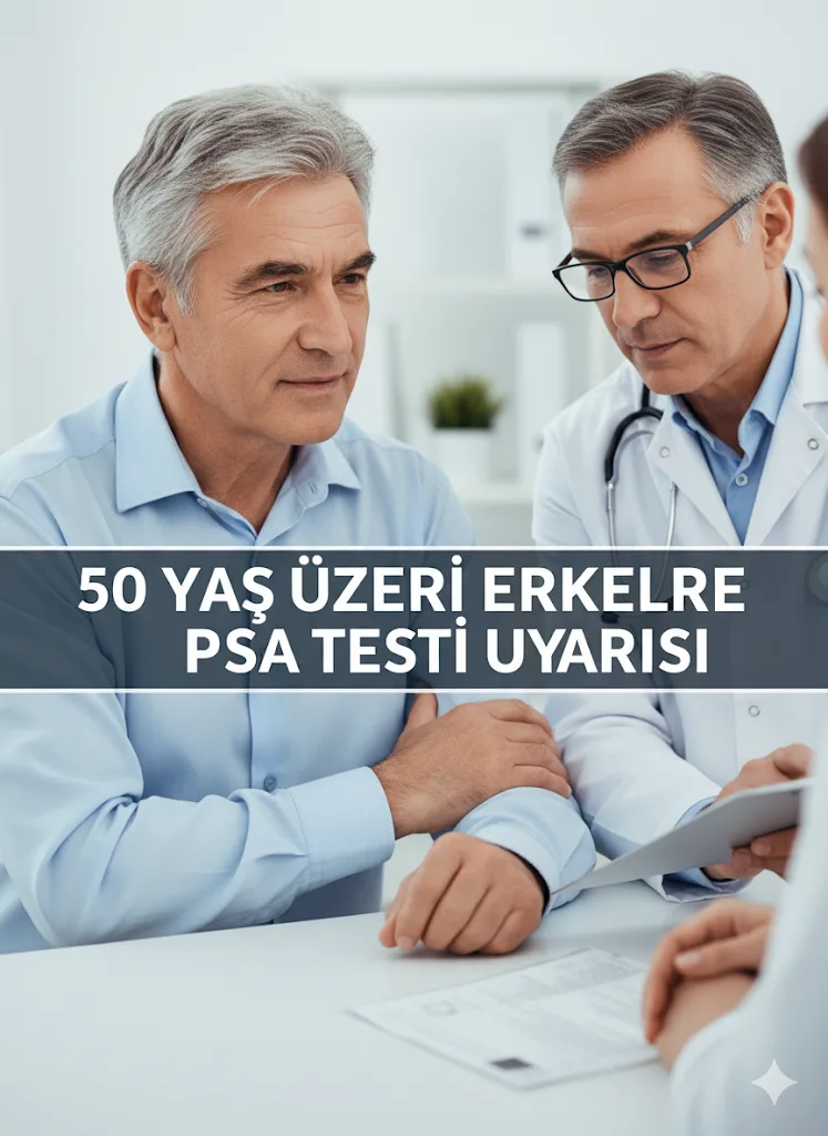 50 yaş üzerindeki erkeklere PSA testi uyarısı