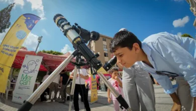 Mersin’de çocuklar bilimle buluştu, Tarsus’ta gökyüzü gözlemi yapıldı