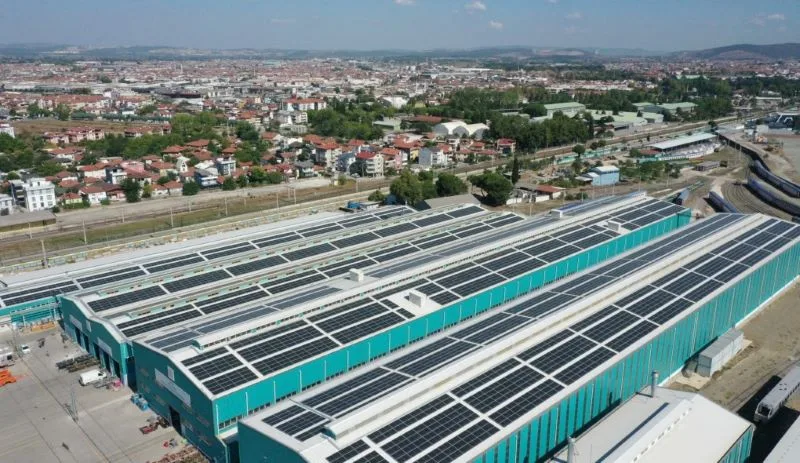 Milli Hızlı Tren üretimi, güneş enerjisiyle hızlanıyor