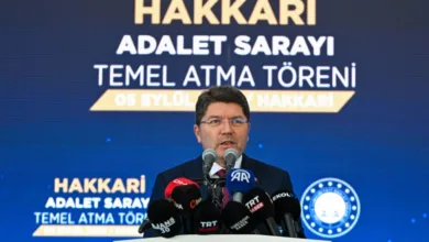 “Terörsüz Türkiye” Çağrısı Hakkari’den: Adalet Sarayı’nın temeli atıldı