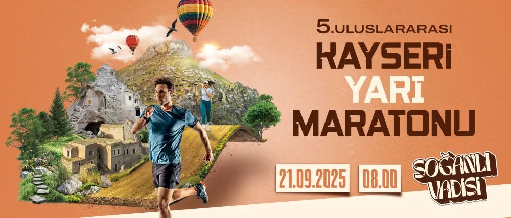 Uluslararası Kayseri Yarı Maratonu, 21 Eylül’de koşulacak