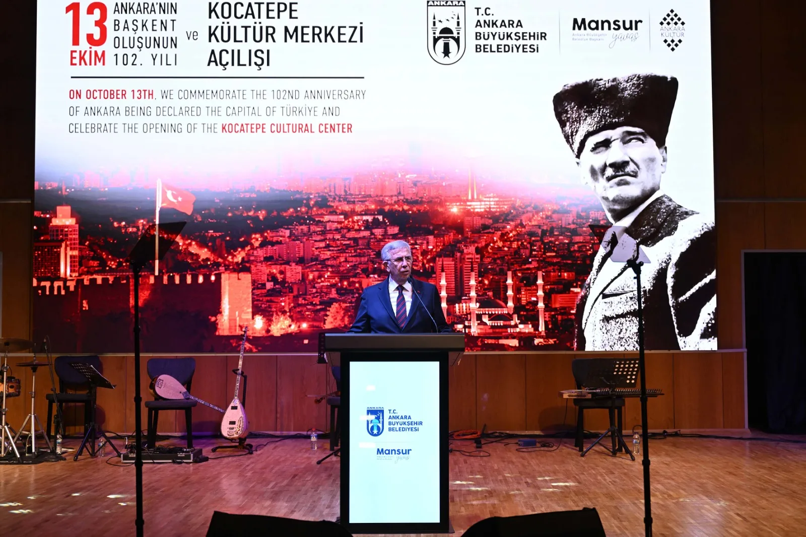 Ankara’nın başkent oluşunun 102. yılı resepsiyonla kutlandı