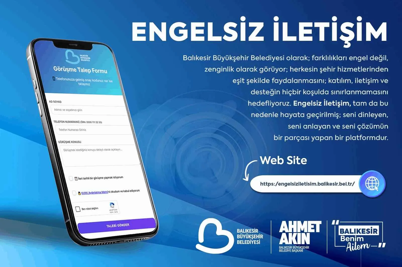 Balıkesir’de görüntülü çağrı merkezi: engelleri kaldırıyor