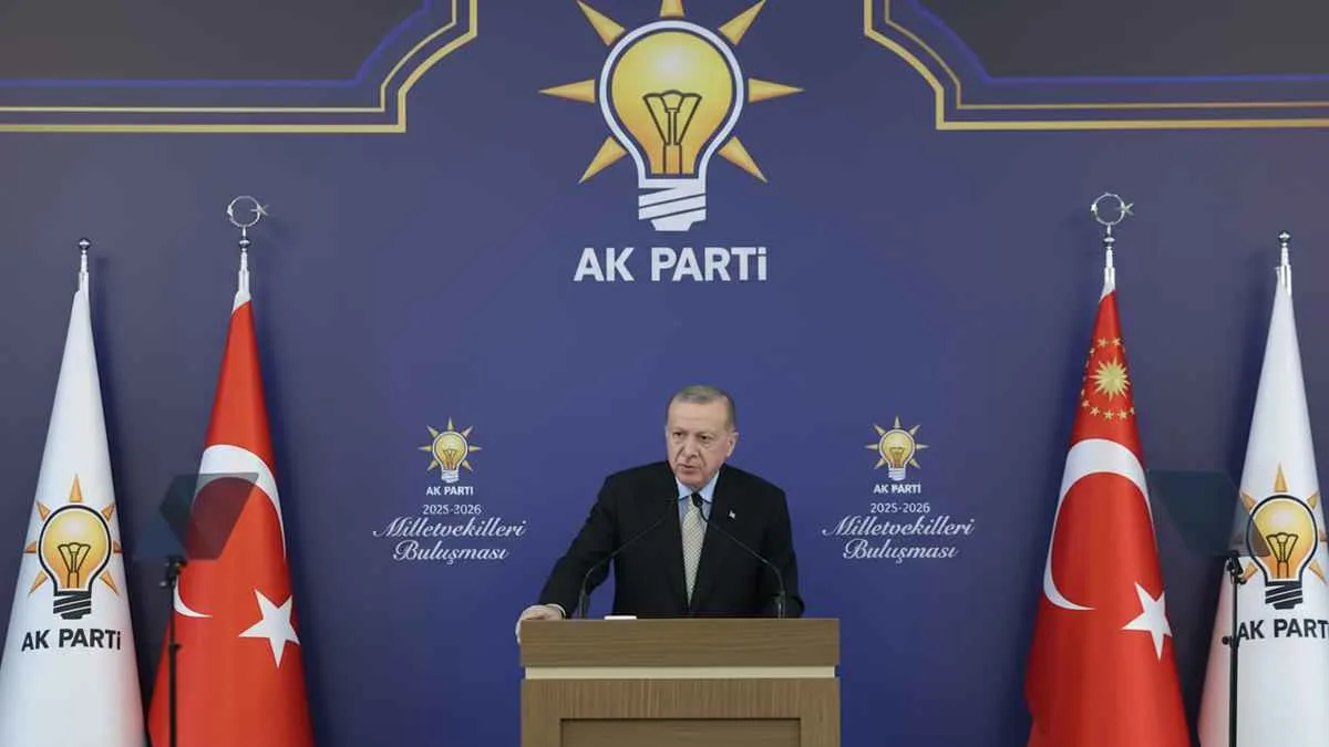 Erdoğan grup konuşması: “Trump’ın barış çabasına destek”