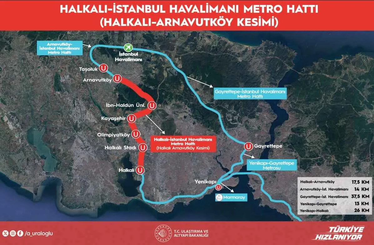 Halkalı–İstanbul Havalimanı metrosu: sona doğru testler hızlandı