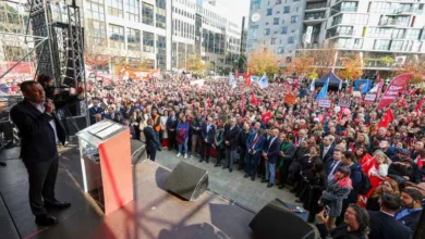 Özgür Özel Brüksel’de: “Millet İradesine Sahip Çıkıyor” mitingi