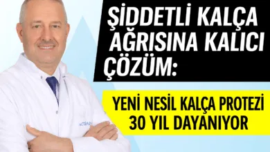 Şiddetli Kalça Ağrısına Kalıcı Çözüm: Yeni Nesil Kalça Protezi 30 Yıl Dayanıyor
