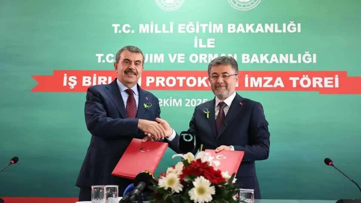 Tarım ve MEB “Çatı Protokolü”: eğitimde tarım işbirliği