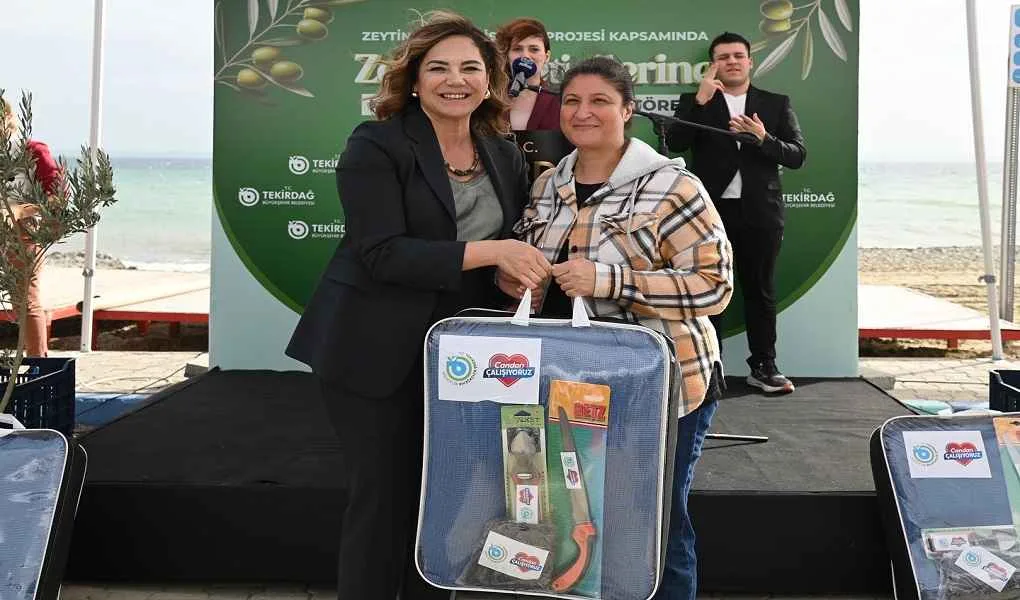 Tekirdağ Büyükşehir Belediyesi’nden Zeytin Üreticisine Destek Paketi