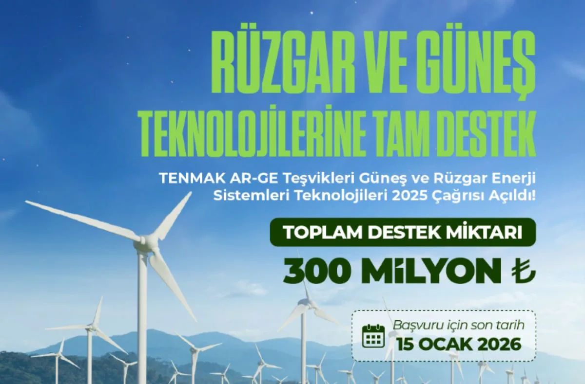 TENMAK, GES ve RES projeleri için 300 milyon TL destek çağrısı