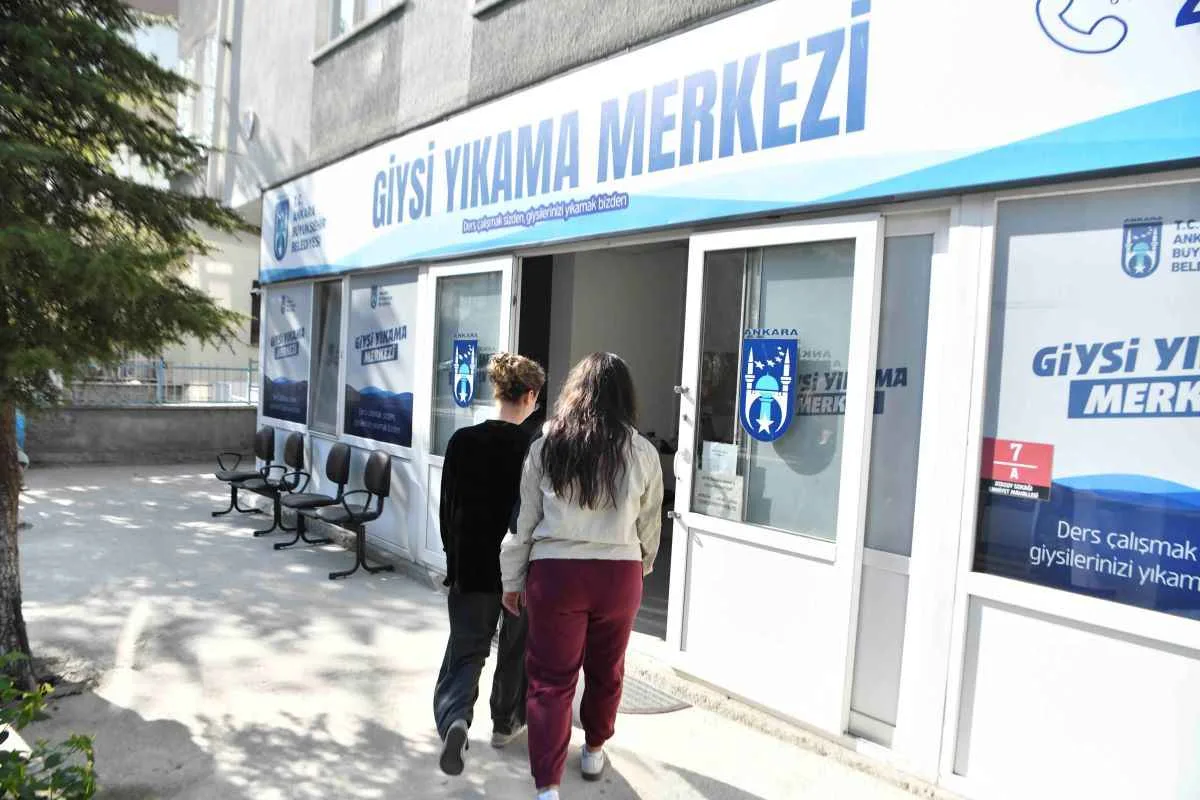 ABB’nin Giysi Yıkama Merkezleri başkentli öğrencileri bekliyor