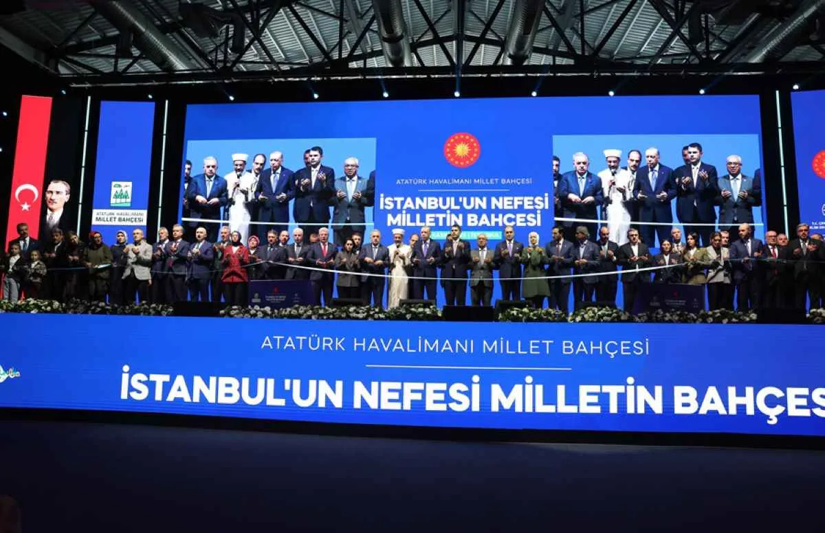 Atatürk Havalimanı Millet Bahçesi açılışı: İstanbul’un yeni nefes alanı hizmete girdi